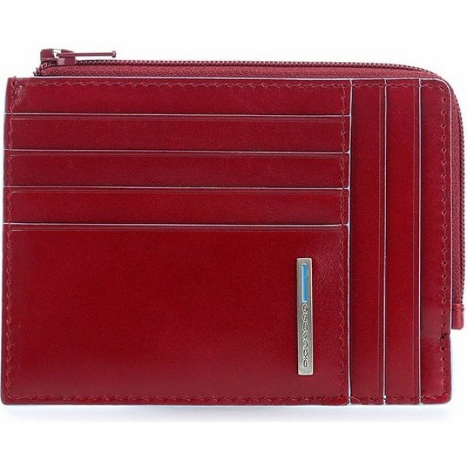 Чехол для карт PIQUADRO Blue Square PU1243B2R/R (красный)
