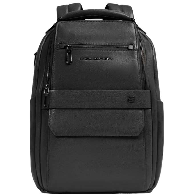 Рюкзак мужской PIQUADRO SOLM CA7020S141/N черный кожа